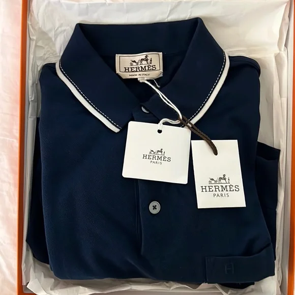 Hermes | Shirts | Hermes Polo Shirt | Poshmark